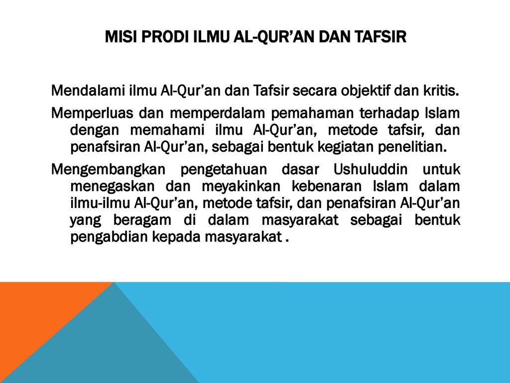 Alasan Masuk Kuliah Ke Prodi Ilmu Al Quran Dan Tafsir Muhammad Bajri